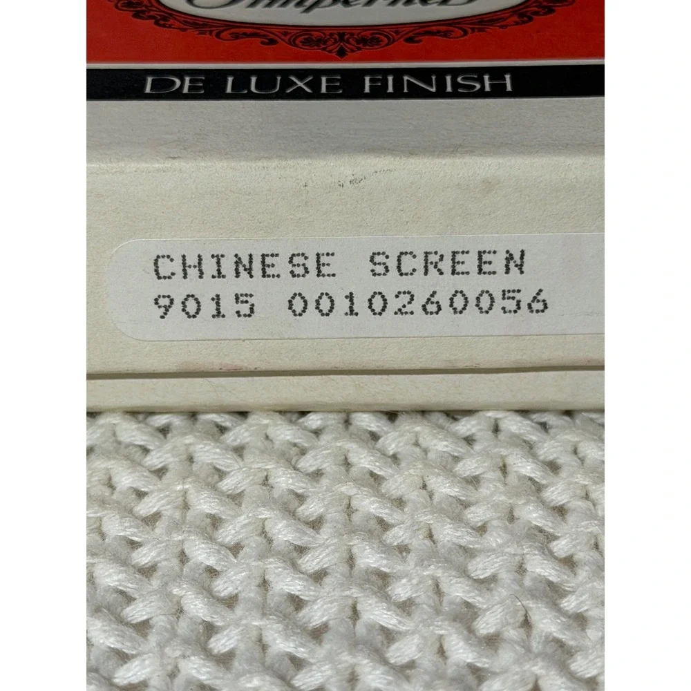 Pimpernel Chinese Screen Coasters Set of 5 Cork Backed Made in England Vintage